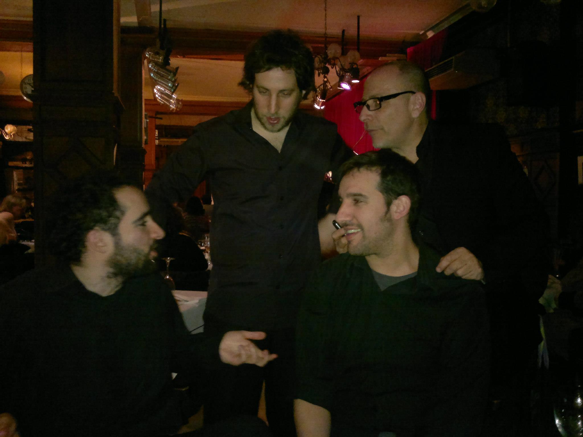 Con Furman, Quintanilla y Amerise